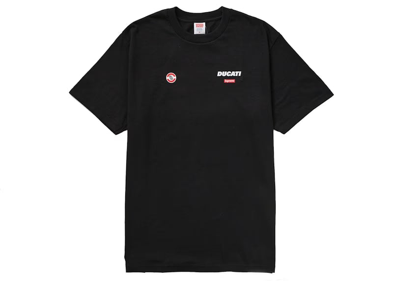 Supreme Ducati Logo Tee Black - vue vue 2