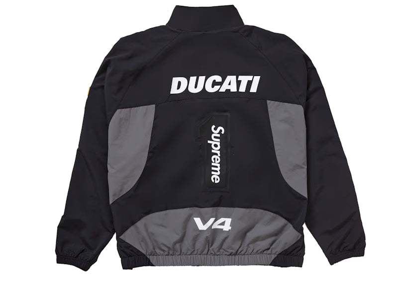 Supreme Ducati Track Jacket Black - vue vue 3