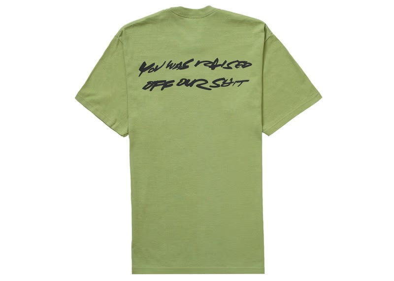 Supreme Futura Box Logo Tee Moss - vue vue 2
