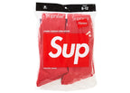 Supreme Hanes Socks (4 Pack) Red - vue vue 3