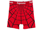 Supreme Hanes Spider-Man Boxer Briefs (2 Pack) Red - vue vue 2