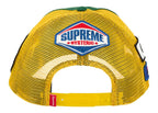 Supreme Hysteric Glamour Vanson Leather Mesh Back 6-Panel Green - vue vue 3
