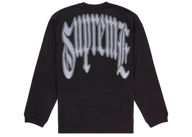 Supreme Intarsia L/S Top Black - supreme-intarsia-l-s-top-black