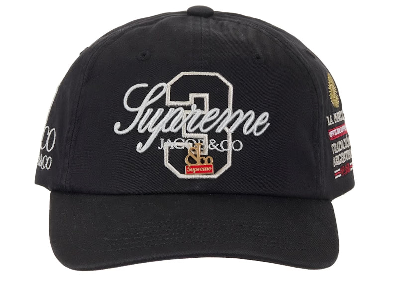 Supreme La Martina 6-Panel Black - vue 2