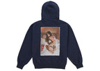 Supreme Larry Clark Zip Up Hooded Sweatshirt Navy - vue vue 2