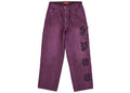 Supreme Leather Applique Double Knee Painter Pant Purple - supreme-leather-applique-double-knee-painter-pant-purple