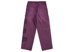 Supreme Leather Applique Double Knee Painter Pant Purple - vue vue 3