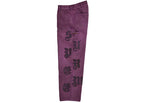 Supreme Leather Applique Double Knee Painter Pant Purple - vue vue 2