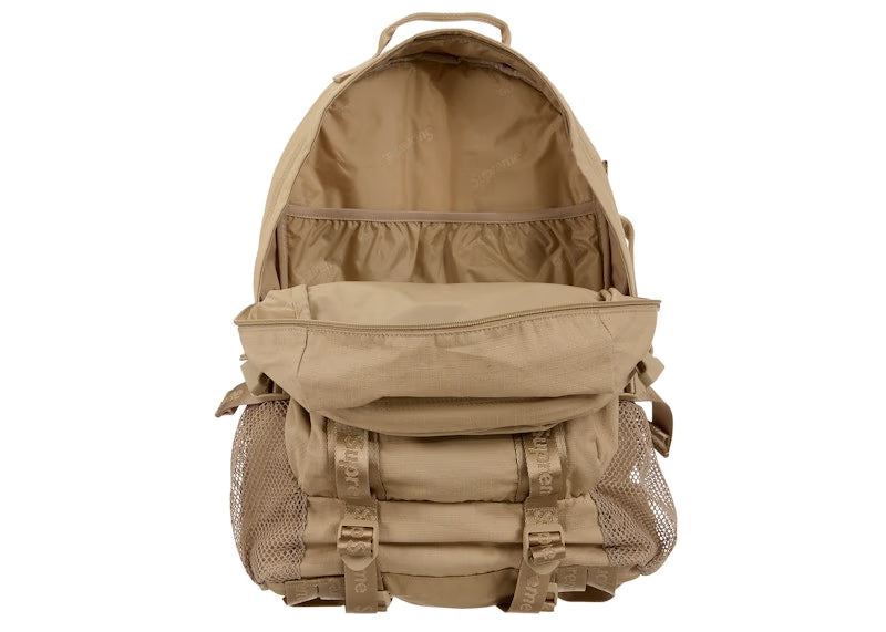 Supreme Logo Backpack (SS26) Tan - vue 4