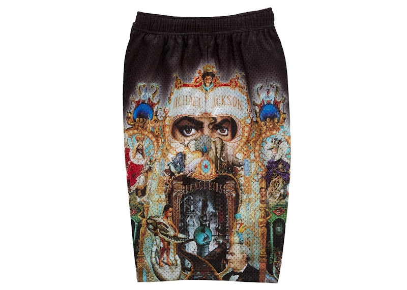 Supreme Michael Jackson Dangerous Mesh Short Black - vue 3