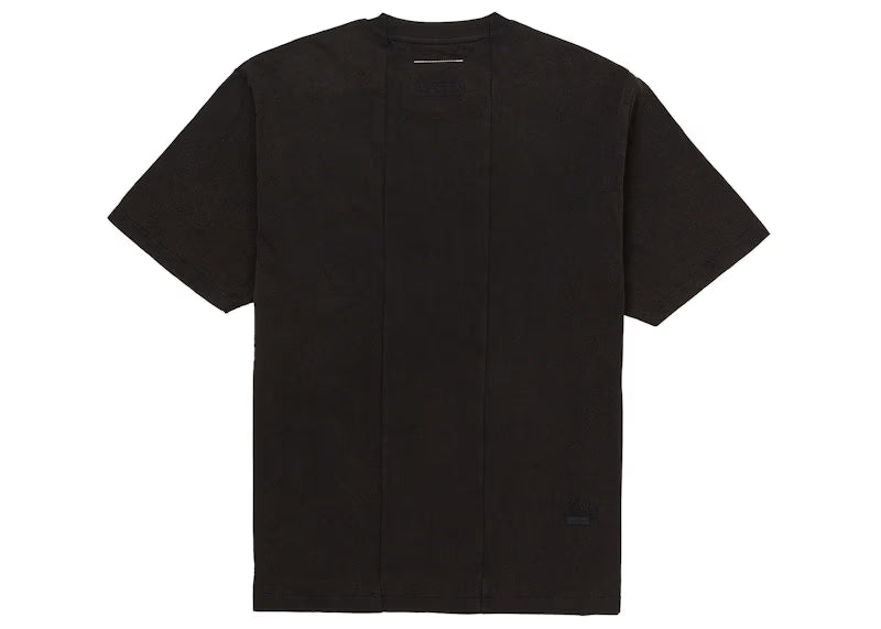 Supreme MM6 Maison Margiela Split S/S Top Black - vue vue 2