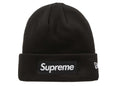 Supreme New Era Box Logo Beanie Fw23 Black - supreme-new-era-box-logo-beanie-fw23-black
