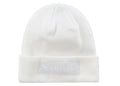 Supreme New Era Box Logo Beanie Fw23 White - supreme-new-era-box-logo-beanie-fw23-white