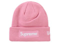 Supreme New Era Box Logo Beanie Fw24 Pink - supreme-new-era-box-logo-beanie-fw24-pink