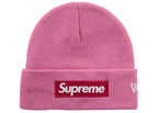 Supreme New Era Box Logo Beanie Fw25 Pink - supreme-new-era-box-logo-beanie-fw25-pink