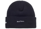 Supreme New Era Box Logo Beanie (FW25) Navy - vue 2