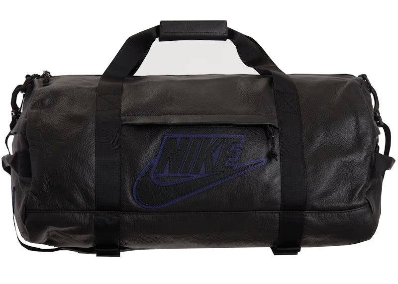 Supreme Nike Leather Duffle Bag Black - vue 2