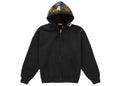 Supreme Patches Zip Up Hooded Sweatshirt Black - supreme-patches-zip-up-hooded-sweatshirt-black