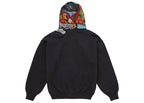 Supreme Patches Zip Up Hooded Sweatshirt Black - vue vue 2