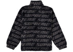 Supreme Repeat Jacquard Fleece Jacket Black - vue vue 2