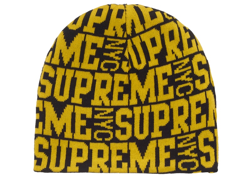 Supreme Reversible Camo Beanie Black - supreme-reversible-camo-beanie-black
