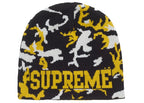 Supreme Reversible Camo Beanie Black - vue vue 2
