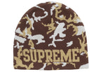 Supreme Reversible Camo Beanie Brown - vue 2