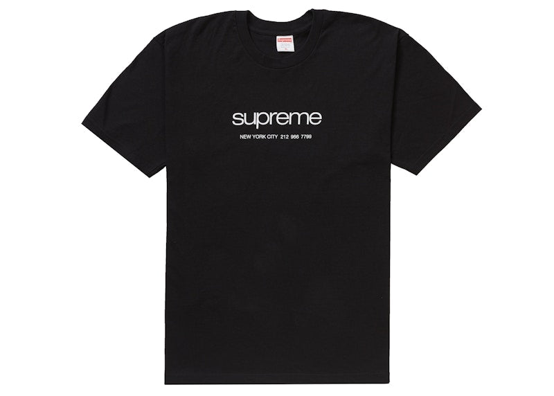 Supreme Shop Tee Black - supreme-shop-tee-black