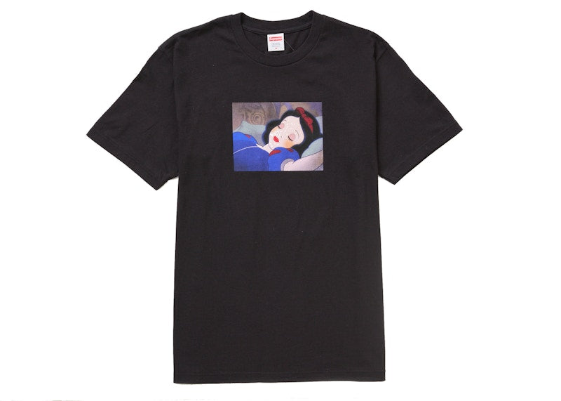Supreme Snow White Tee Black - supreme-snow-white-tee-black