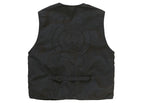 Supreme Stone Island Camo Cargo Vest Black Camo - vue vue 2