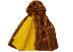 Supreme Stone Island Formula Steel Reversible Faux Fur Parka Yellow - vue vue 2