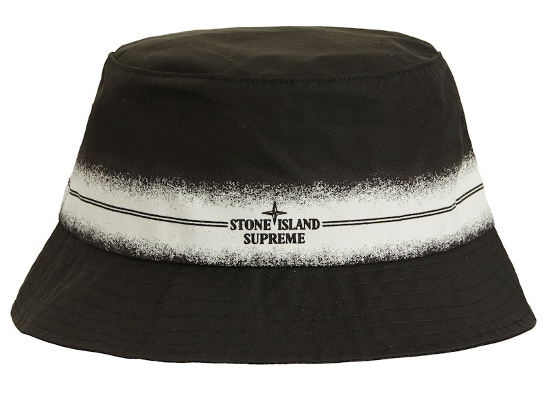 Supreme Stone Island Stripe Crusher Black - supreme-stone-island-stripe-crusher-black