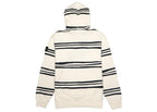 Supreme Stone Island Warp Stripe Hooded Sweatshirt White - vue 2