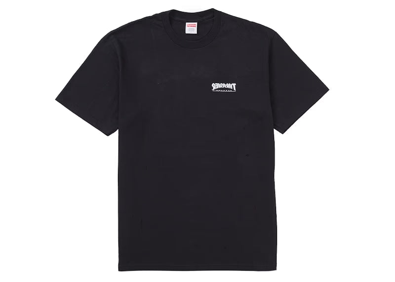 Supreme Thrasher Cross Tee Black - vue vue 2