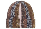 Supreme Tinsel Stripe Beanie Brown - supreme-tinsel-stripe-beanie-brown