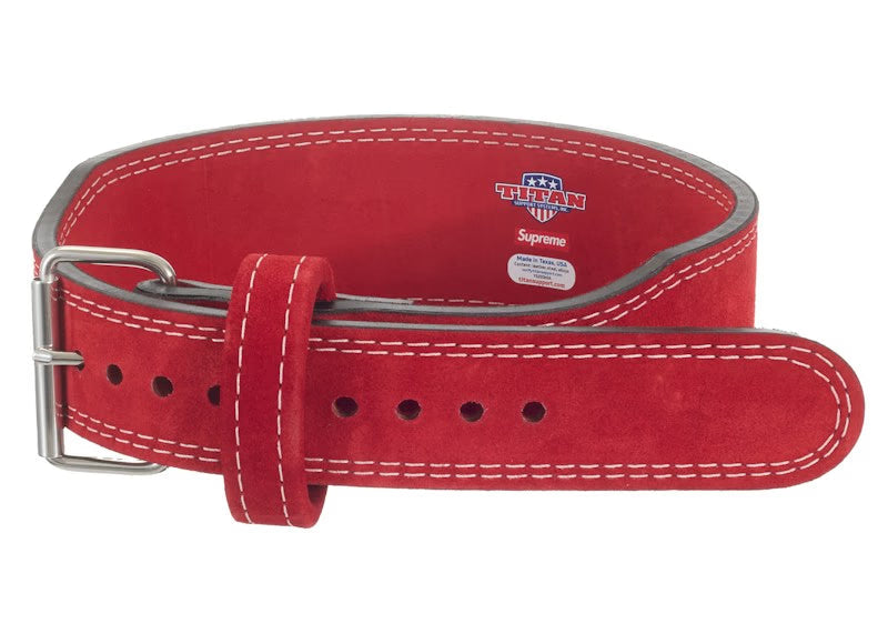 Supreme Titan Weight Belt Red - vue vue 3