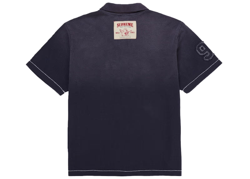 Supreme True Religion Applique Polo Navy - vue 2