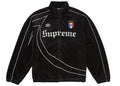 Supreme Umbro Velour Track Jacket Black - supreme-umbro-velour-track-jacket-black