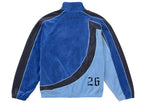 Supreme Umbro Velour Track Jacket Blue - vue vue 3