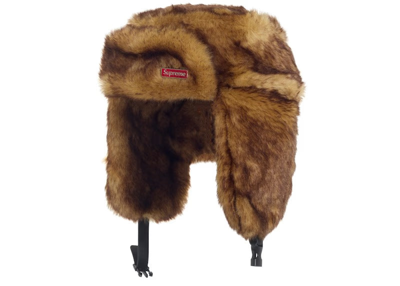 Supreme Ushanka Hat (FW25) Brown - vue vue 3