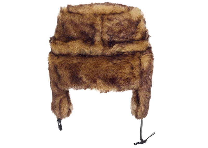 Supreme Ushanka Hat (FW25) Brown - vue vue 4