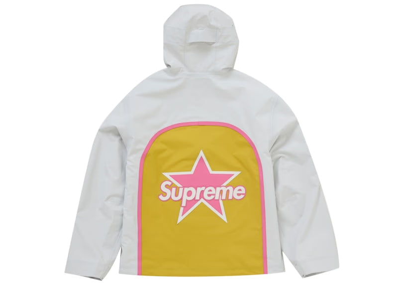 Supreme Vanson Leathers GORE-TEX Shell Jacket White - vue 3
