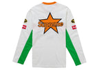 Supreme Vanson Leathers L/S Top White - vue 2
