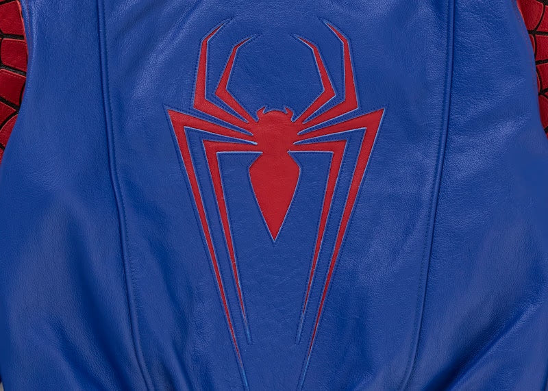 Supreme Vanson Leathers Spider-Man Jacket Multicolor - vue 4