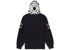 Supreme Vanson Leathers Spider Web Zip Up Hooded Sweatshirt Black - vue vue 2