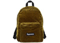Supreme Velvet Backpack Tan Leopard - supreme-velvet-backpack-tan-leopard