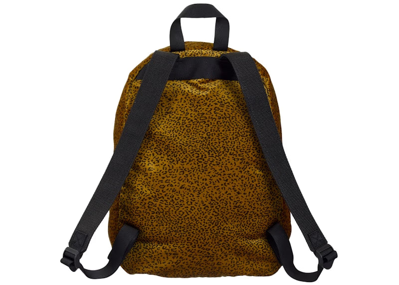 Supreme Velvet Backpack Tan Leopard - vue 3