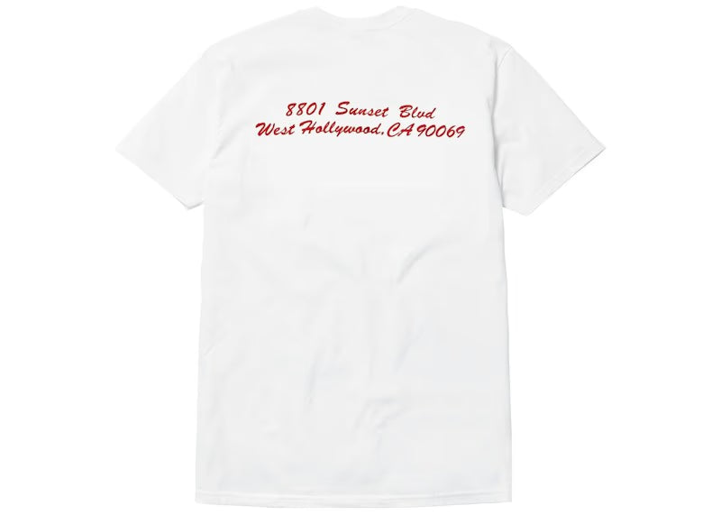 Supreme West Hollywood Box Logo Tee White - vue vue 2