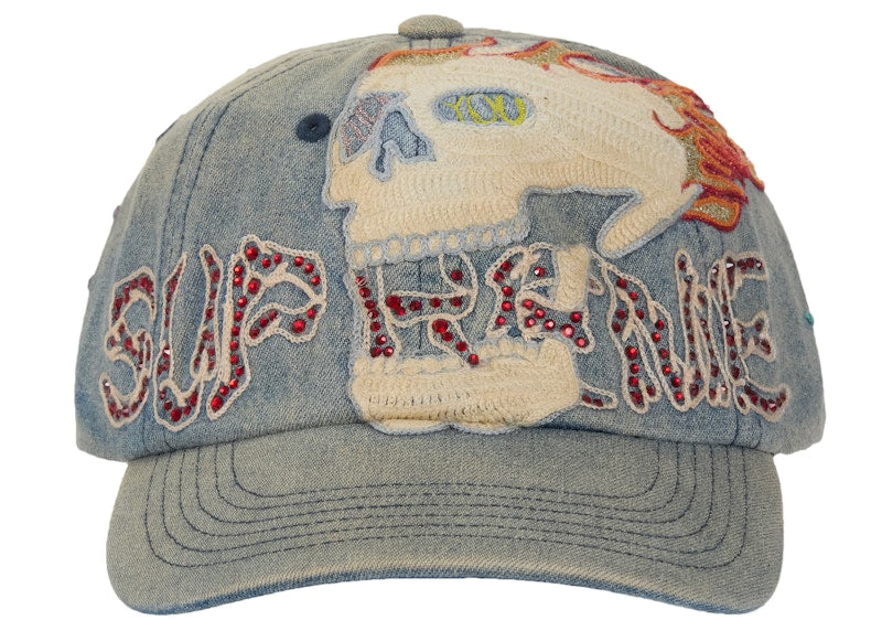 Supreme WFST 6-Panel Blue Denim - vue 2