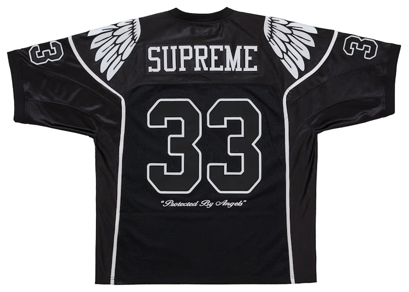 Supreme Wings Football Jersey Black - vue 2